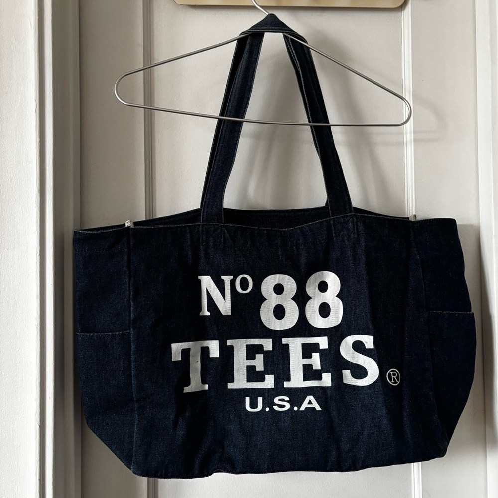88 Tees Denim Hawaiian Tote Bag